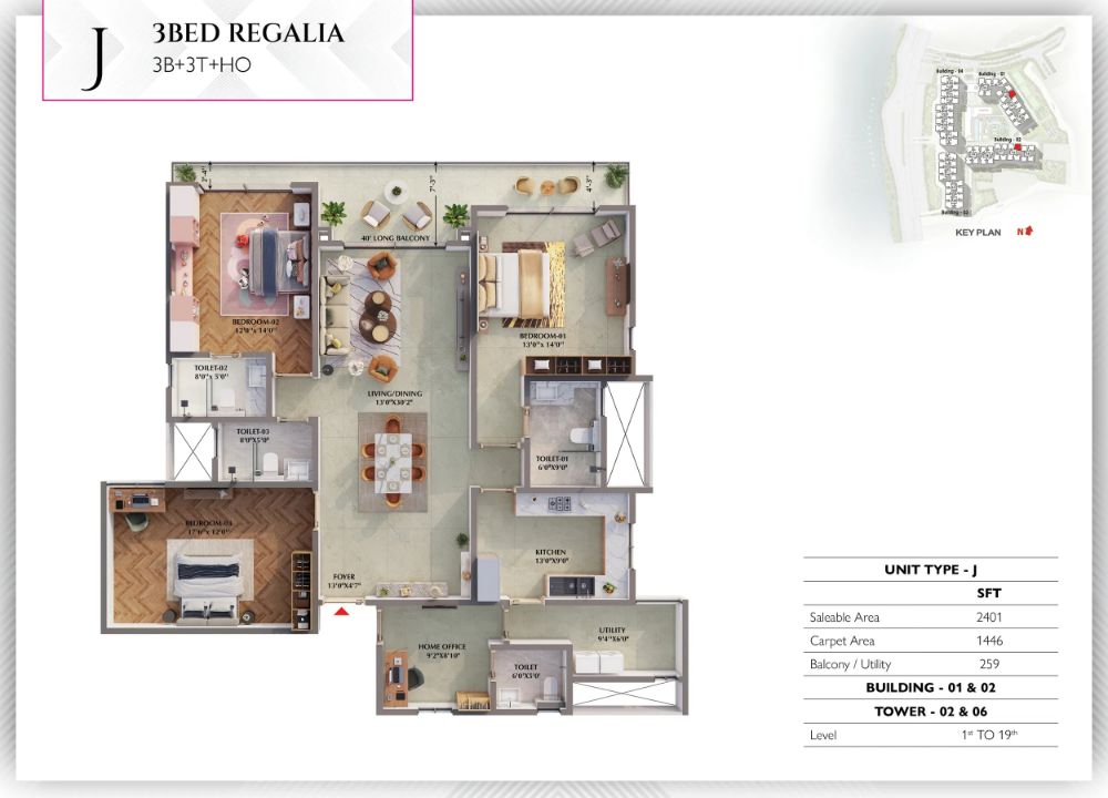 Prestige Raintree Park in Varthur Road, Whitefield, Bangalore