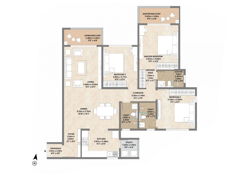 Mahindra Zen Apartments at Singasandra Manipal County, Bangalore