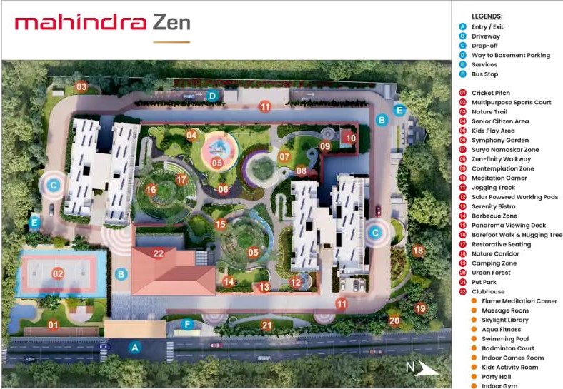 Mahindra Zen Apartments at Singasandra Manipal County, Bangalore